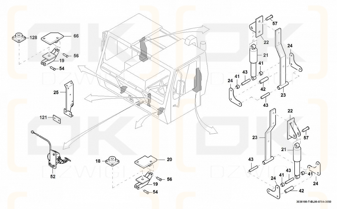 GMK3050 cabin airbag (left)